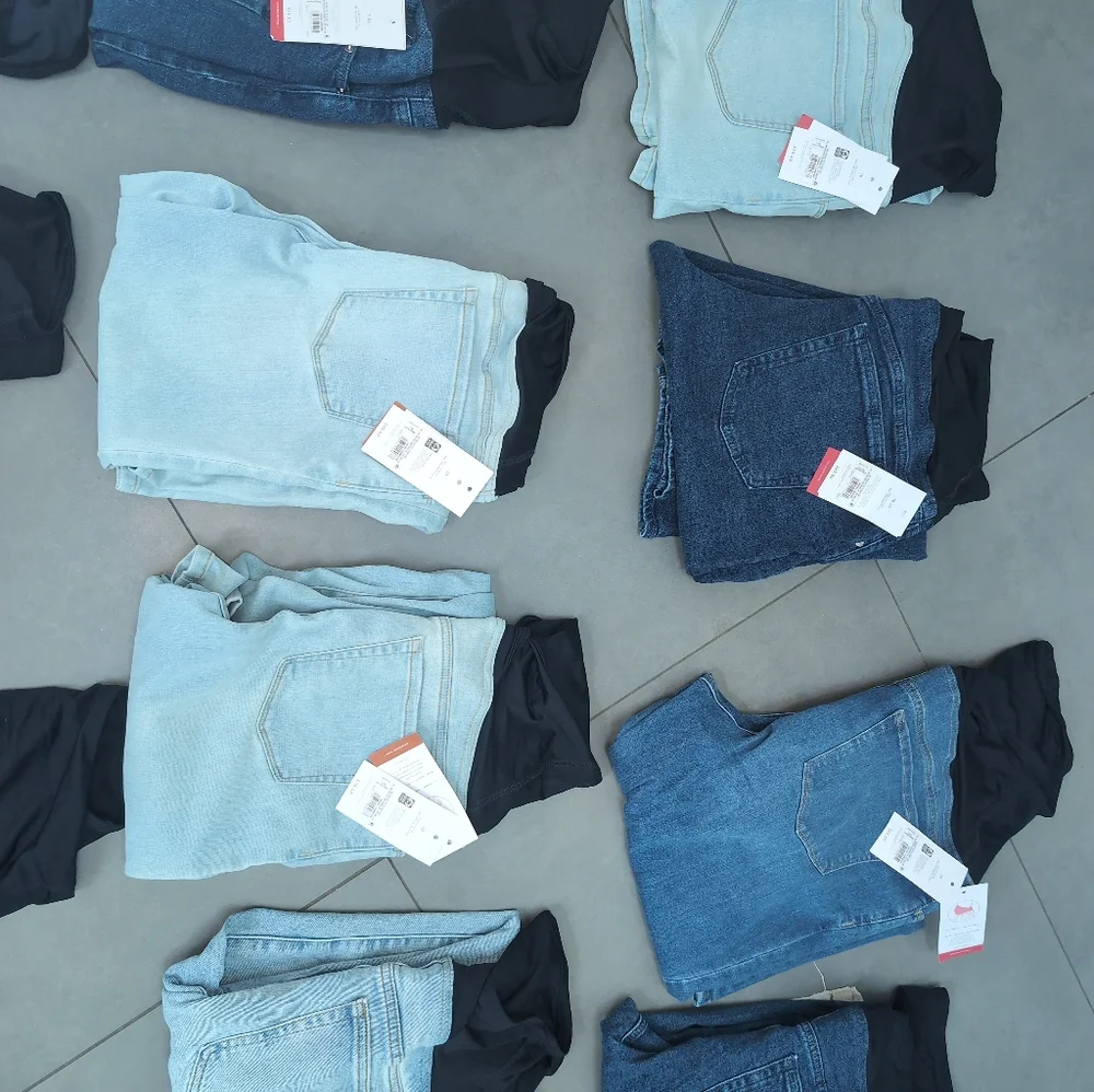 Womans Maternity New  Blue Jeans Pants Pregnancy - Picture 4 of 17